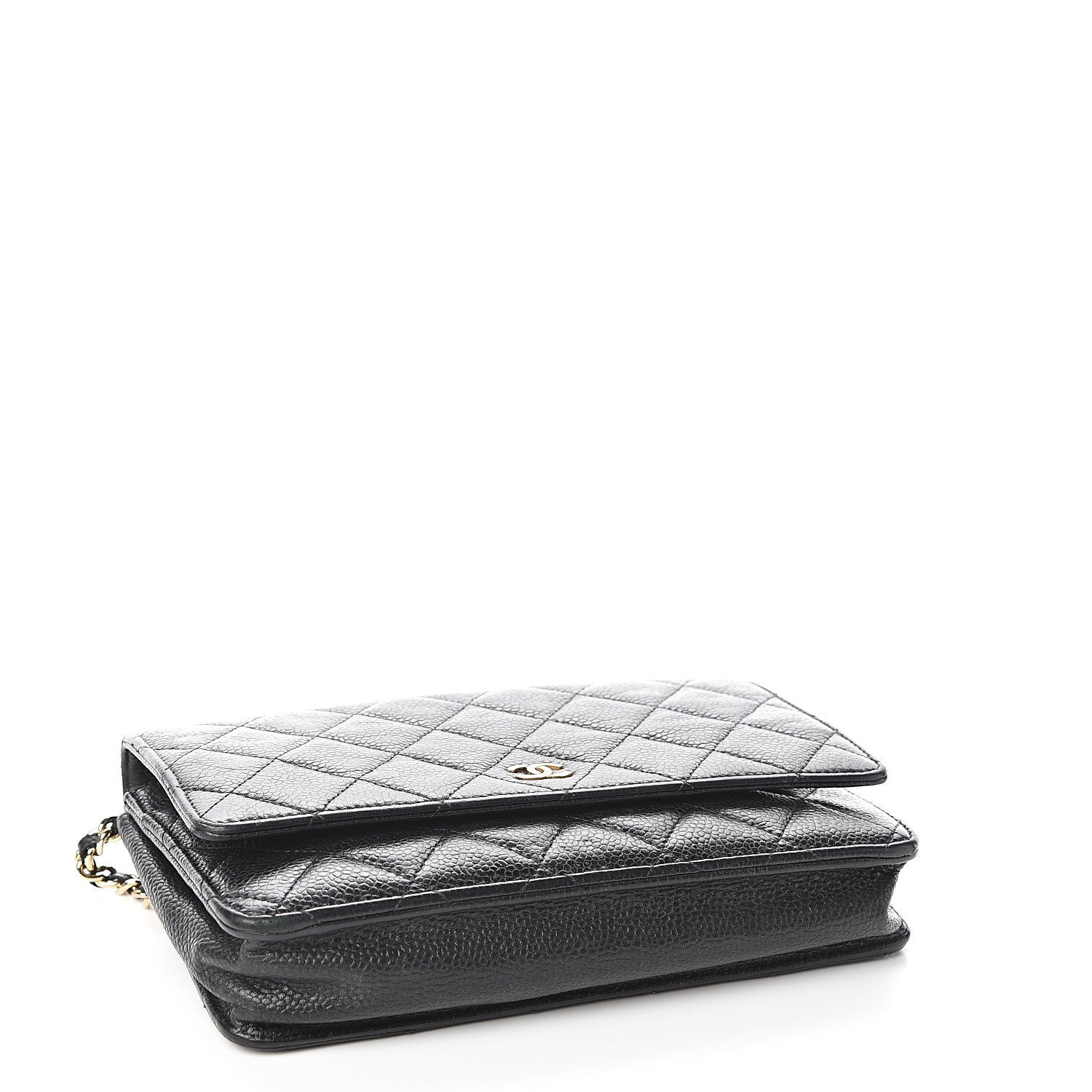 Chanel Caviar Quilted Wallet On Chain WOC Black 3 of 12