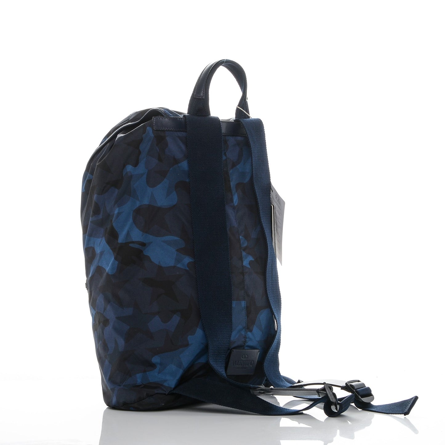 Nylon Printed Camustars Backpack Blue