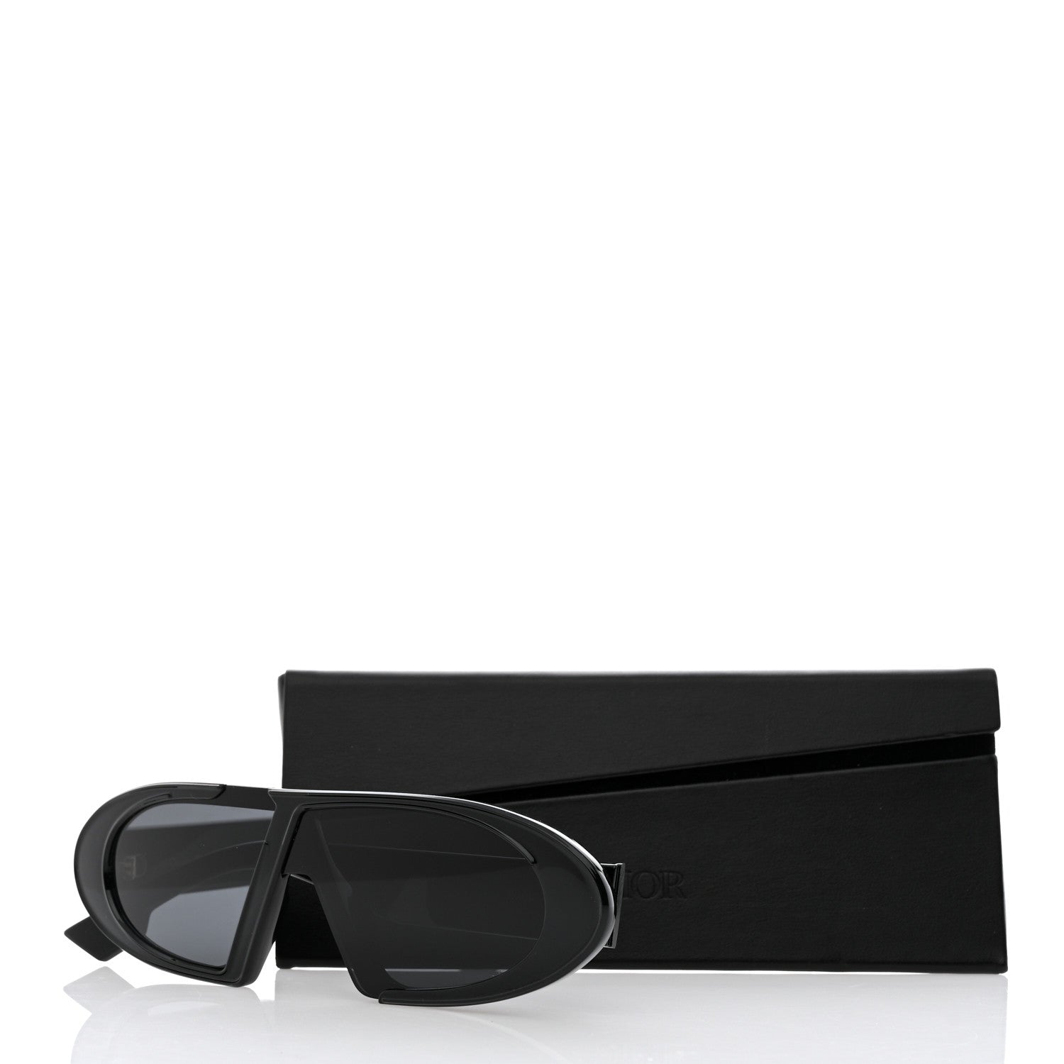Christian Dior Acetate Oblique Oval Sunglasses Black 8 of 8