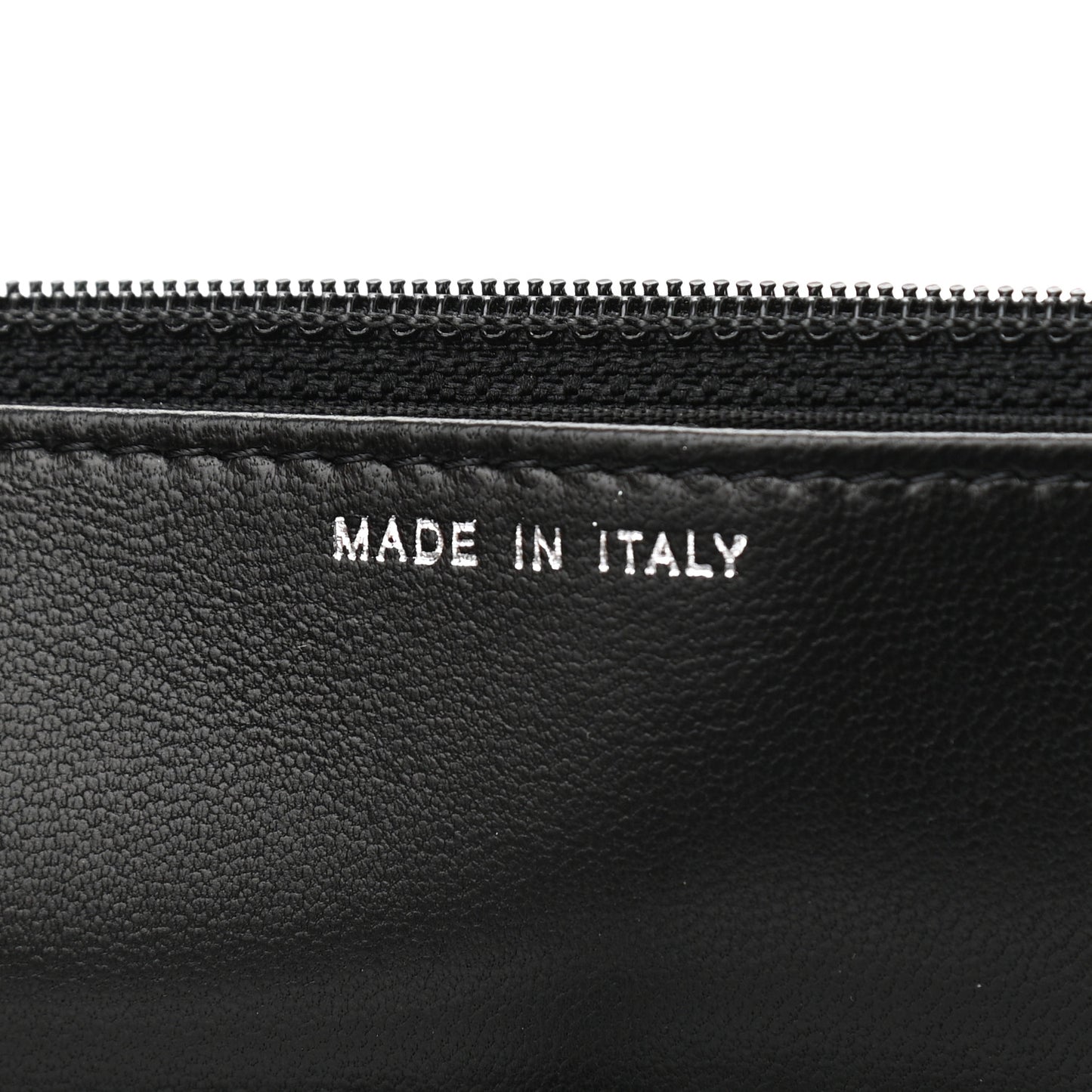 Lambskin Quilted Boy Wallet On Chain WOC Black