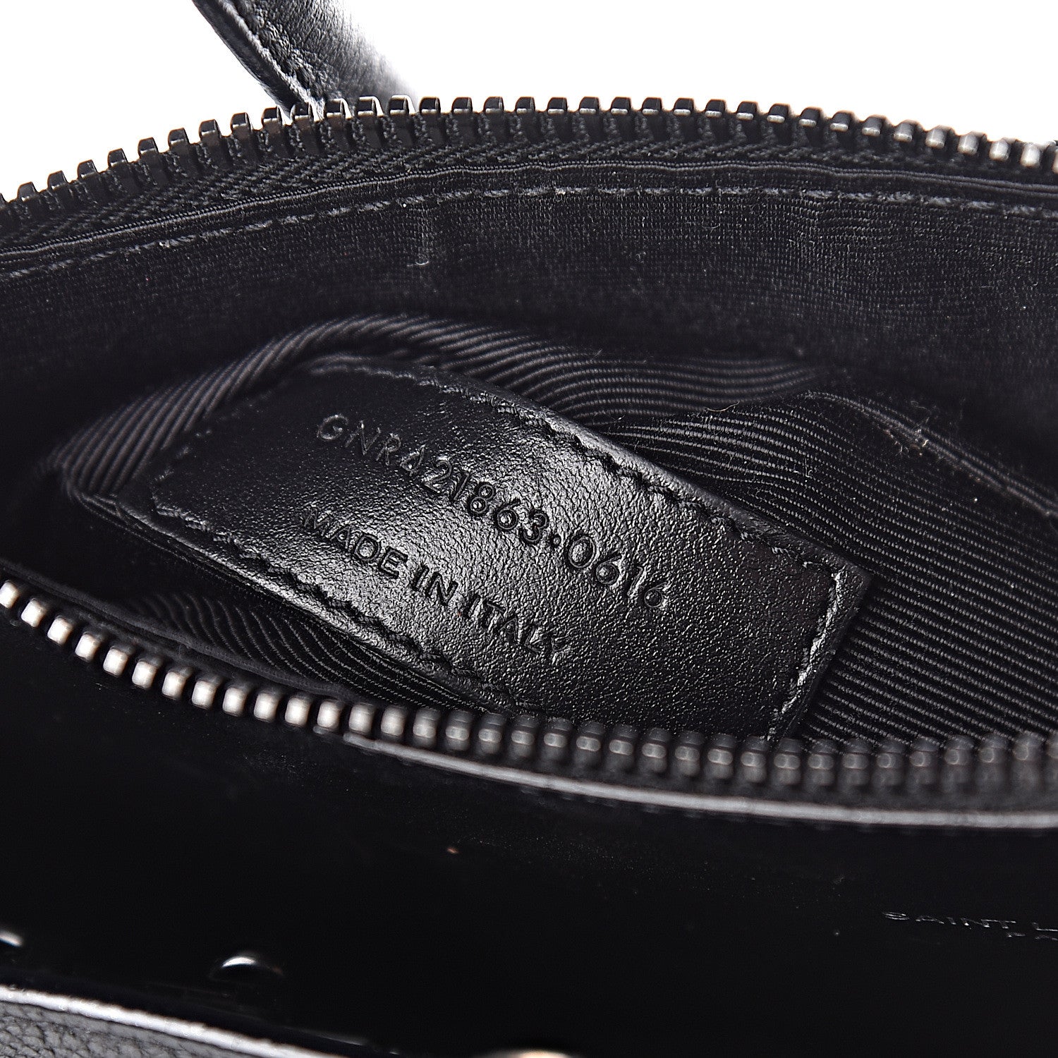 Saint Laurent Grained Calfskin Baby Sac De Jour Black 7 of 10
