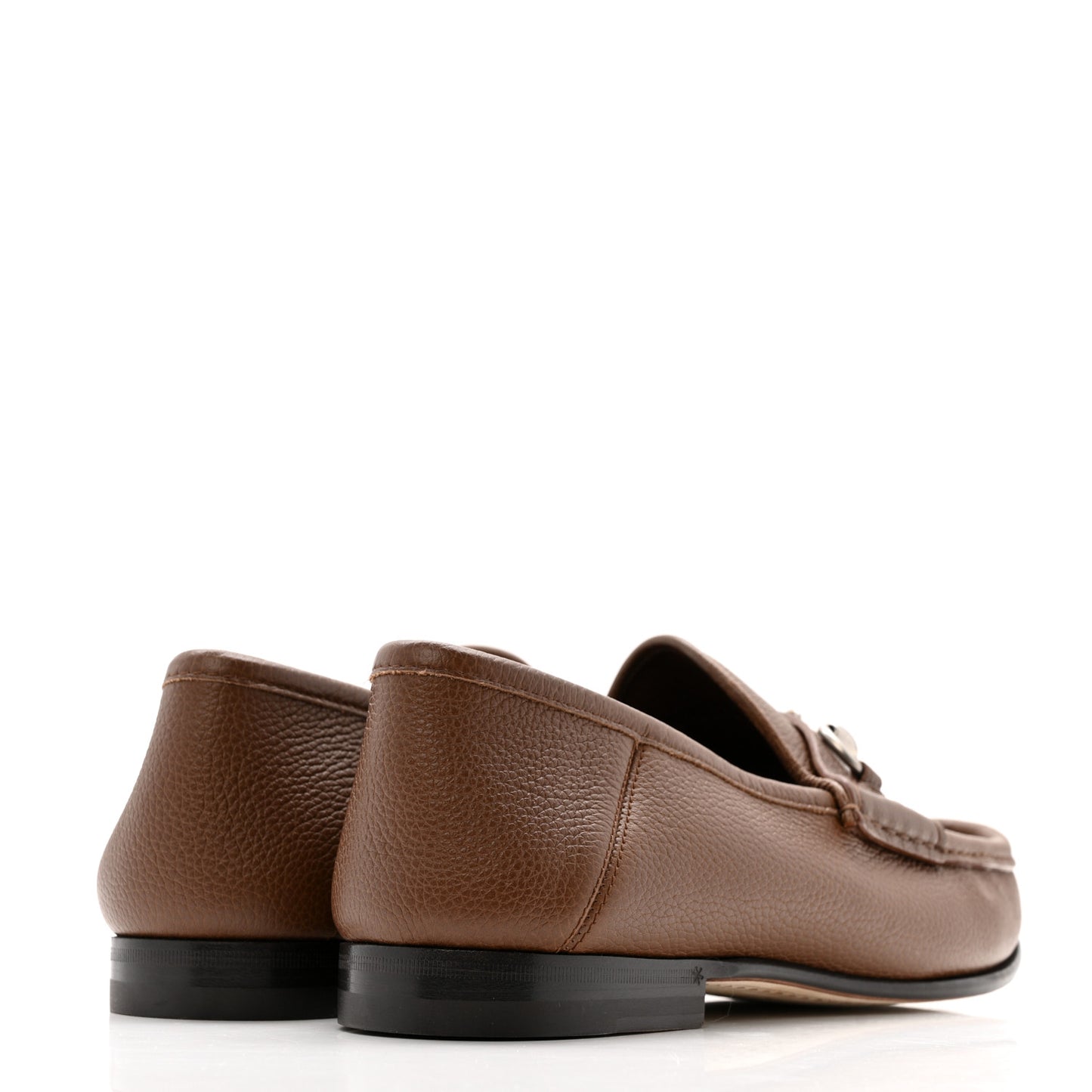 Bryanne Calfskin Mens 1953 Horsebit Loafers 9.5 Nut Brown