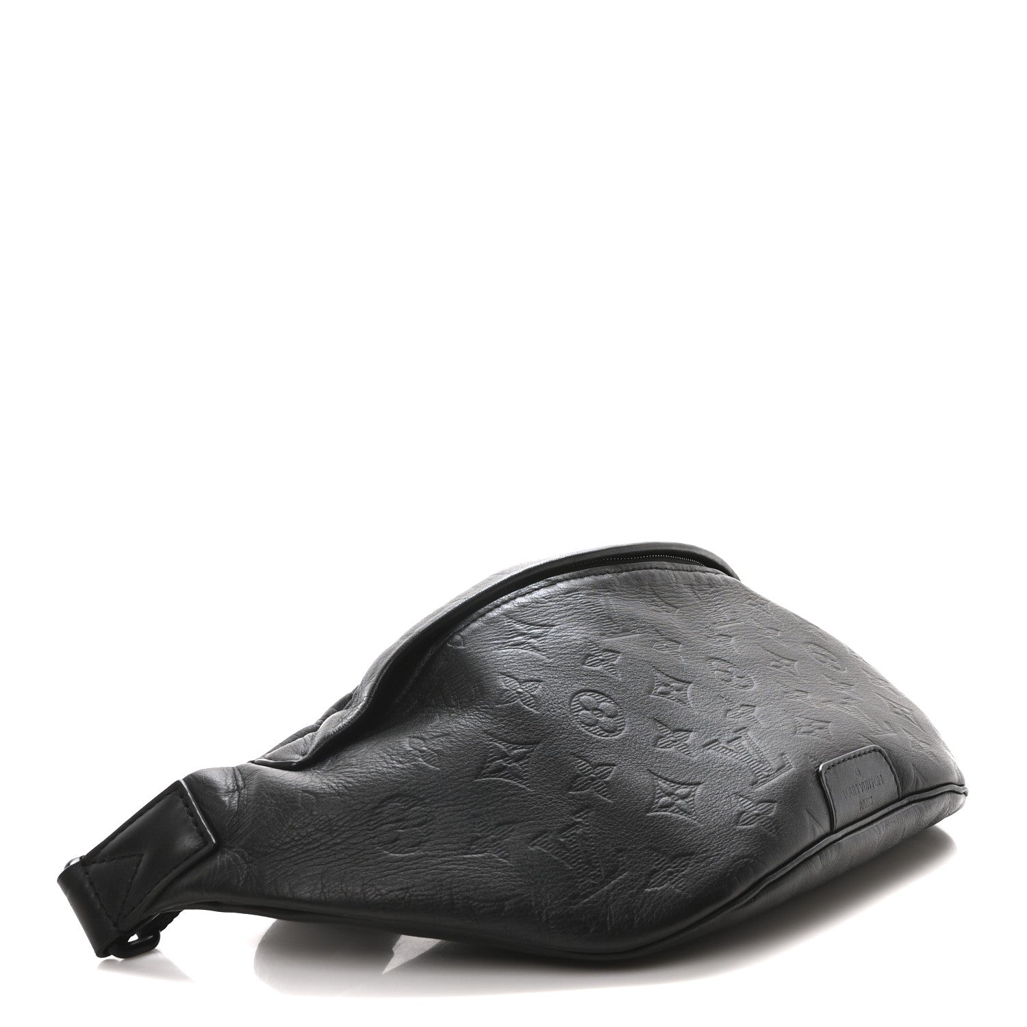 Louis Vuitton Calfskin Monogram Shadow Discovery Bumbag Black 4 of 9