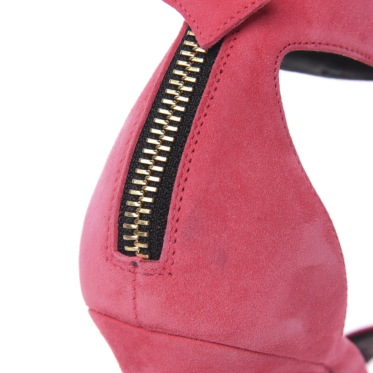 Suede Twist Sandals 37 Fuchsia