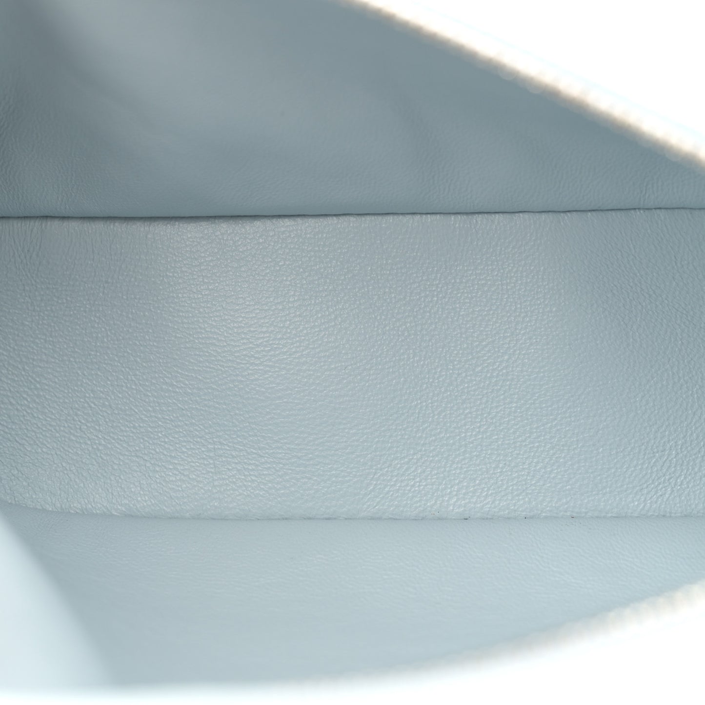 Grained Calfskin L19 Extra Pocket Pouch Minty Breeze