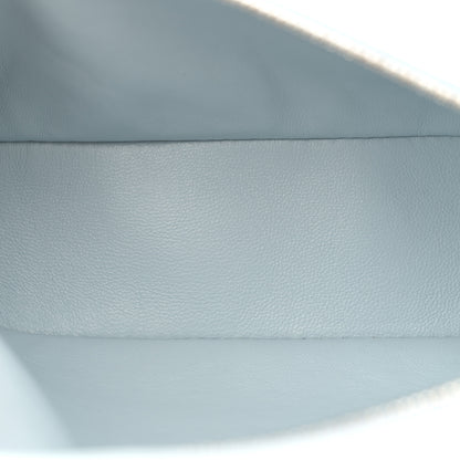 Loro Piana Grained Calfskin L19 Extra Pocket Pouch Minty Breeze 5 of 10
