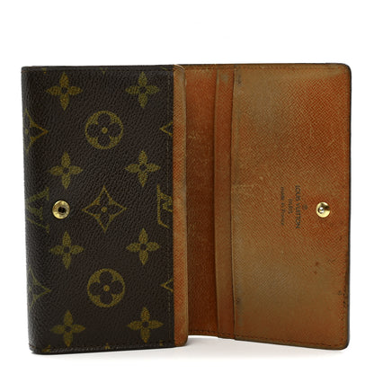Louis Vuitton Monogram Porte-Monnaie Tresor Wallet 5 of 11