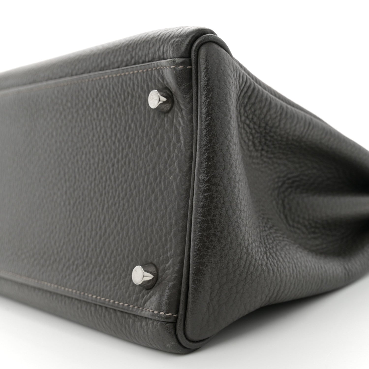 Hermes Taurillon Clemence Kelly Retourne 35 Graphite 10 of 13