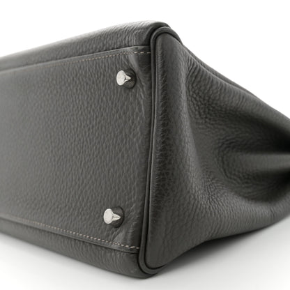 Hermes Taurillon Clemence Kelly Retourne 35 Graphite 10 of 13