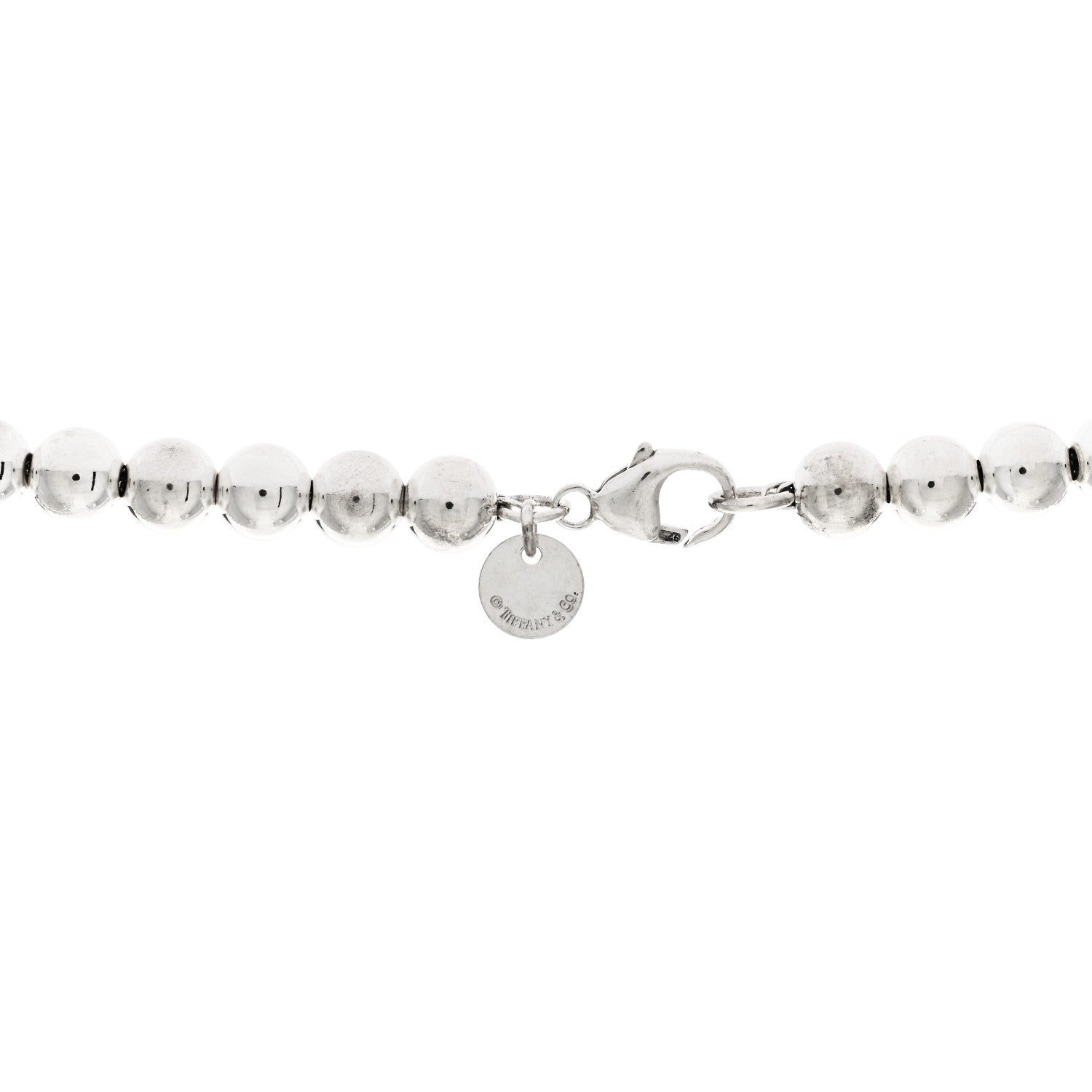 Tiffany Sterling Silver HardWear Graduated Ball Necklace 3 of 4
