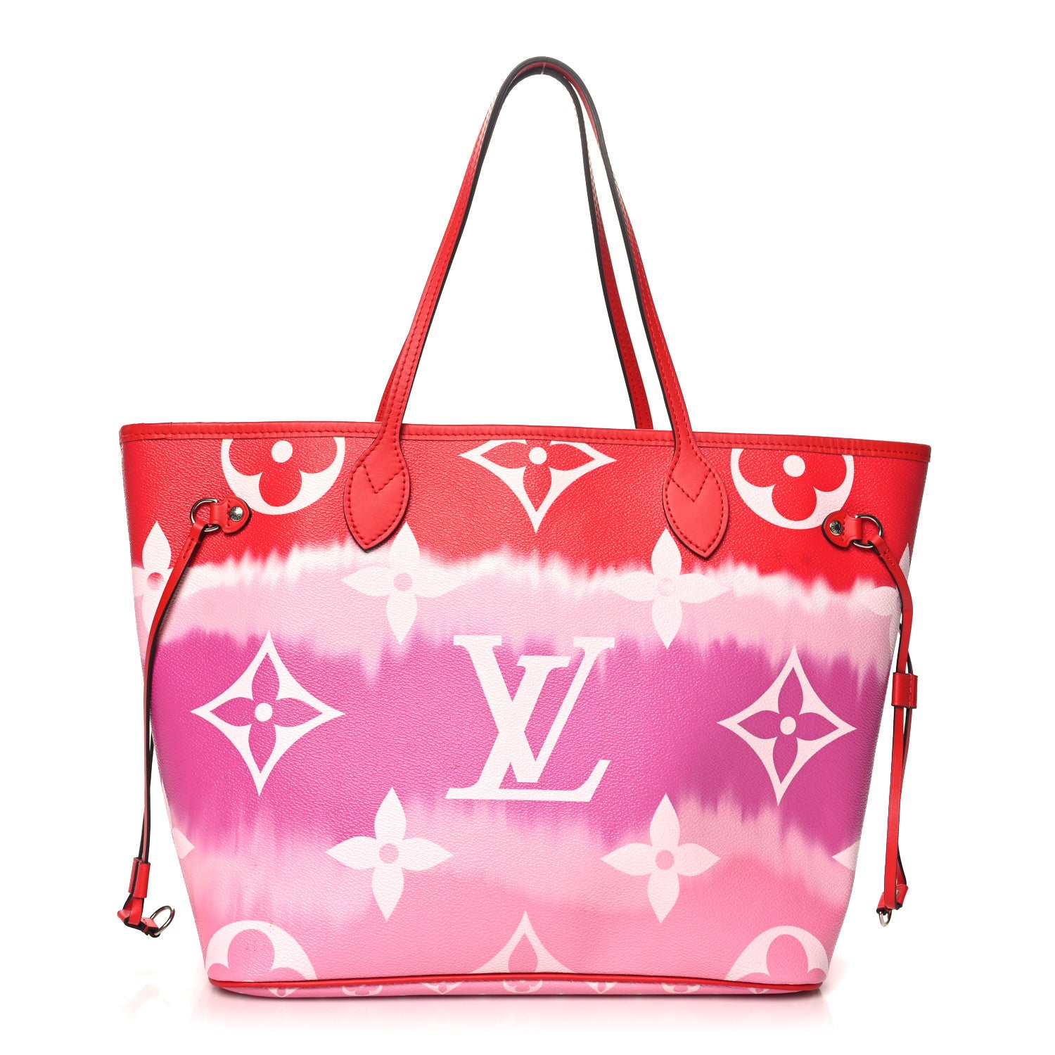 Louis Vuitton Monogram Escale Neverfull MM Rouge 1 of 10