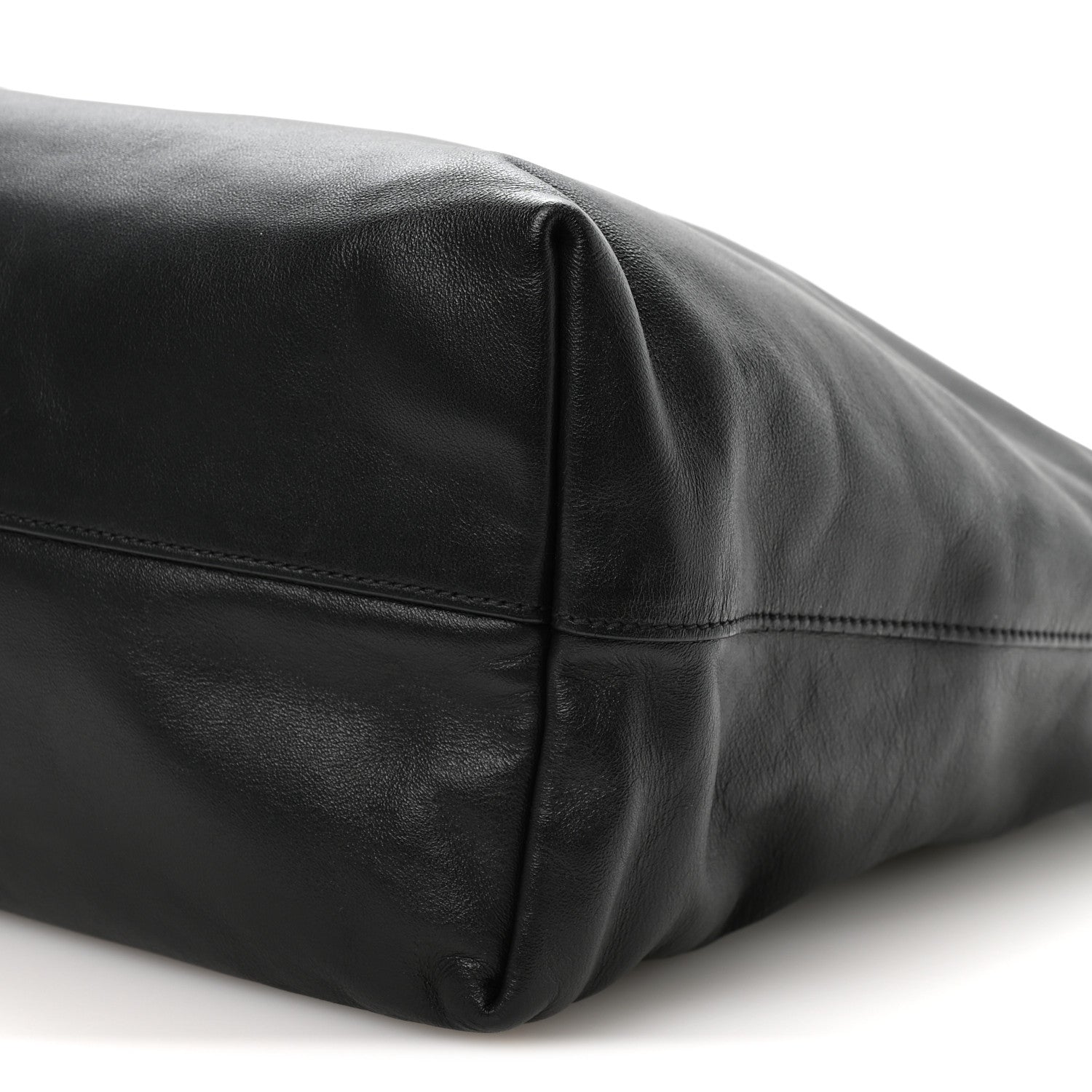 Prada Soft Calf Shopping Tote Black 11 of 11