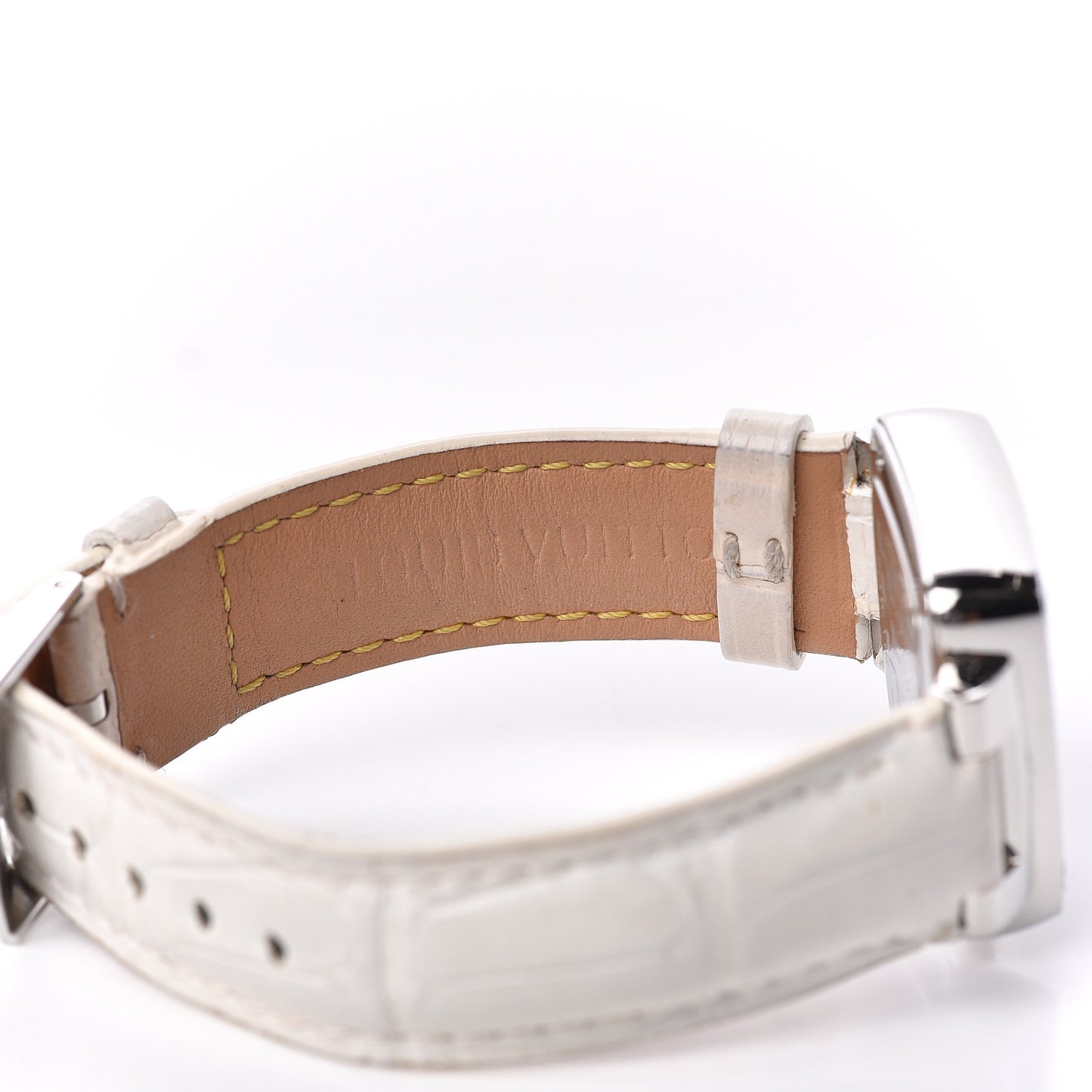 Stainless Steel Alligator Mother of Pearl 28mm Speedy Magic Quartz Watch