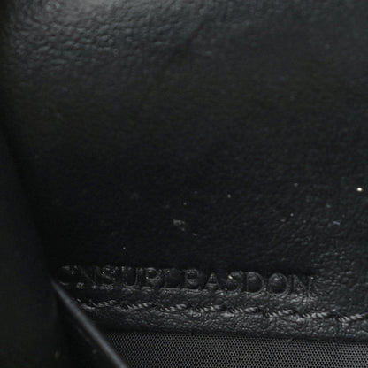 Burberry Haymarket Check Henley Wallet On Chain Black 6 of 10