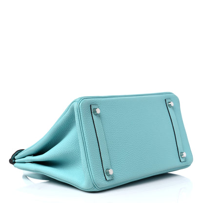 Hermes Togo Birkin 30 Bleu Atoll 5 of 12
