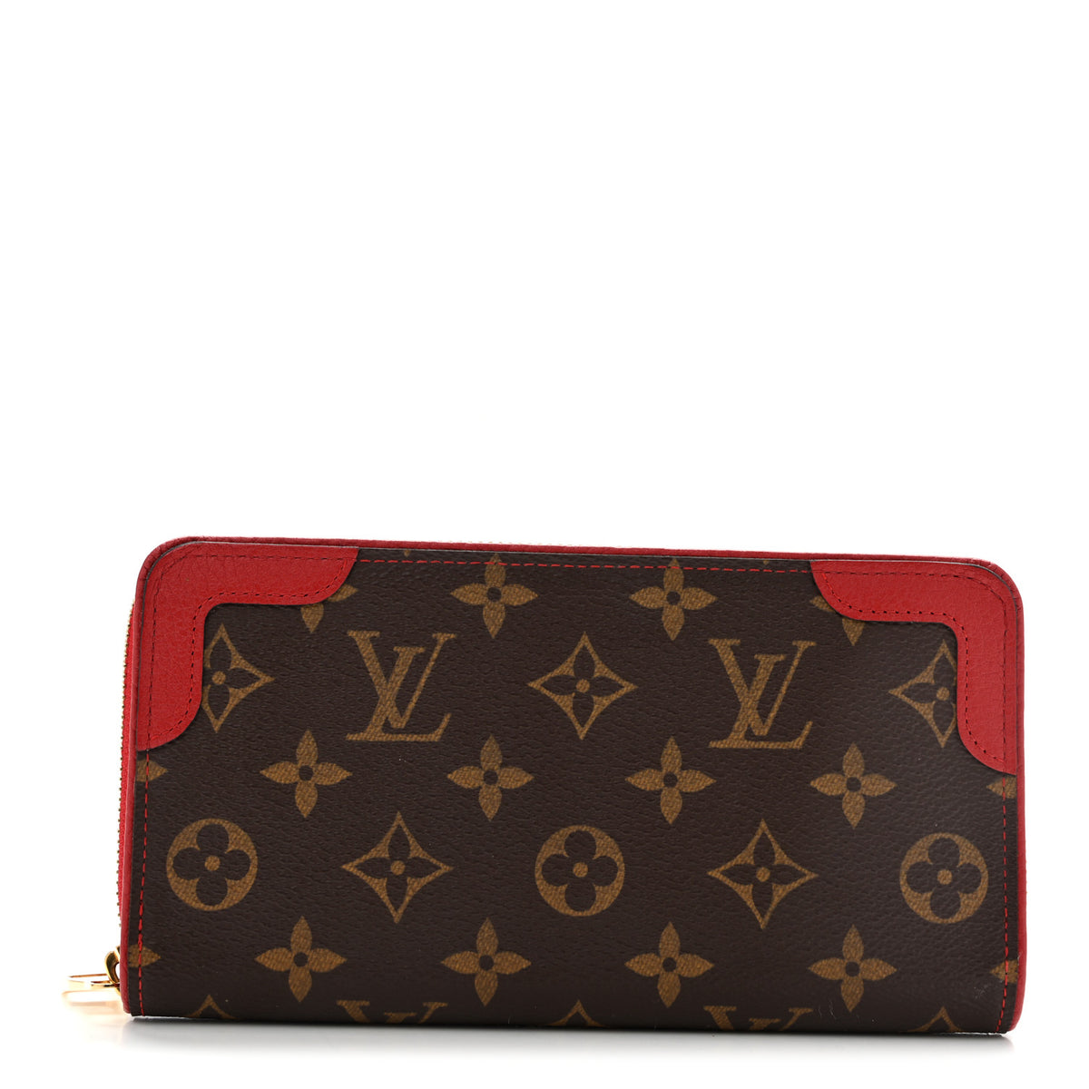 Monogram Retiro Zippy Wallet Cherry
