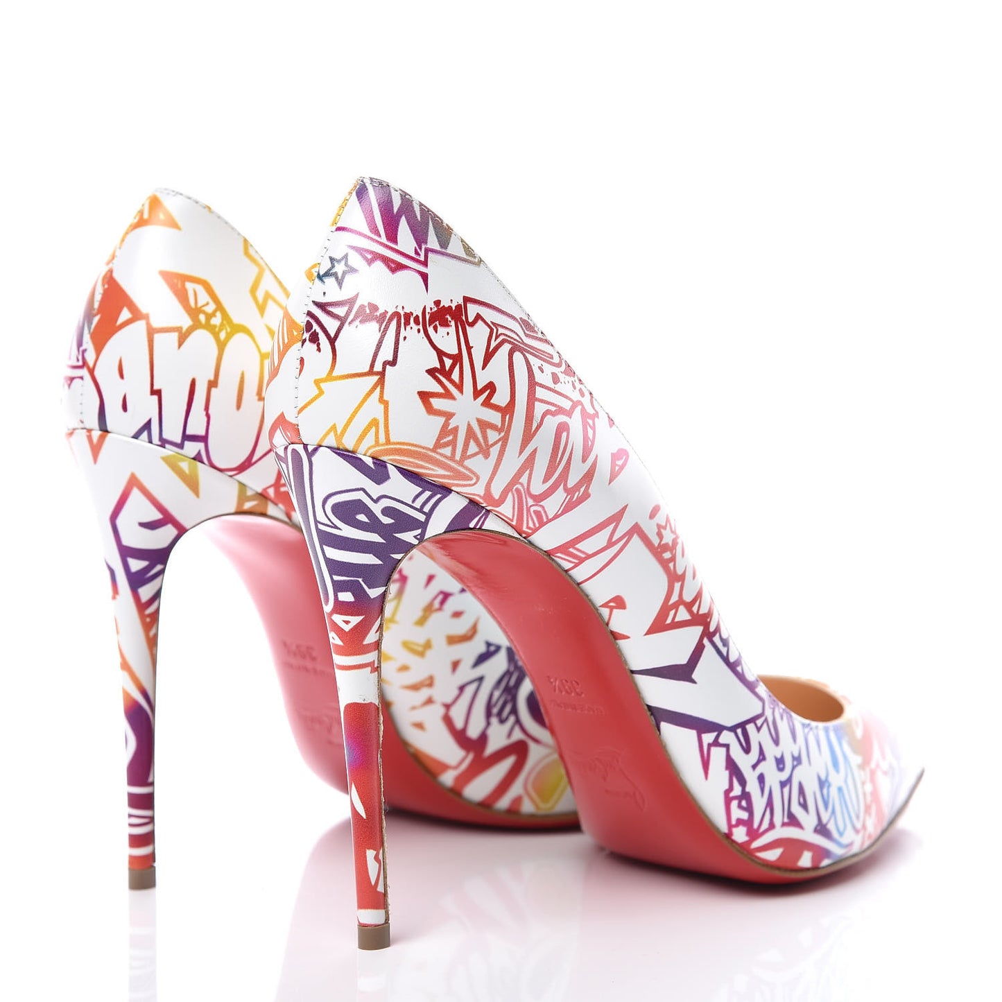 Calfskin Wallgraf Pigalle Follies 100 Pumps 39.5 Multicolor