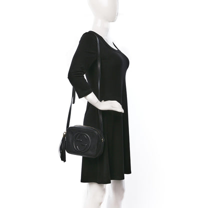 Gucci Pebbled Calfskin Small Soho Disco Bag Black 2 of 11