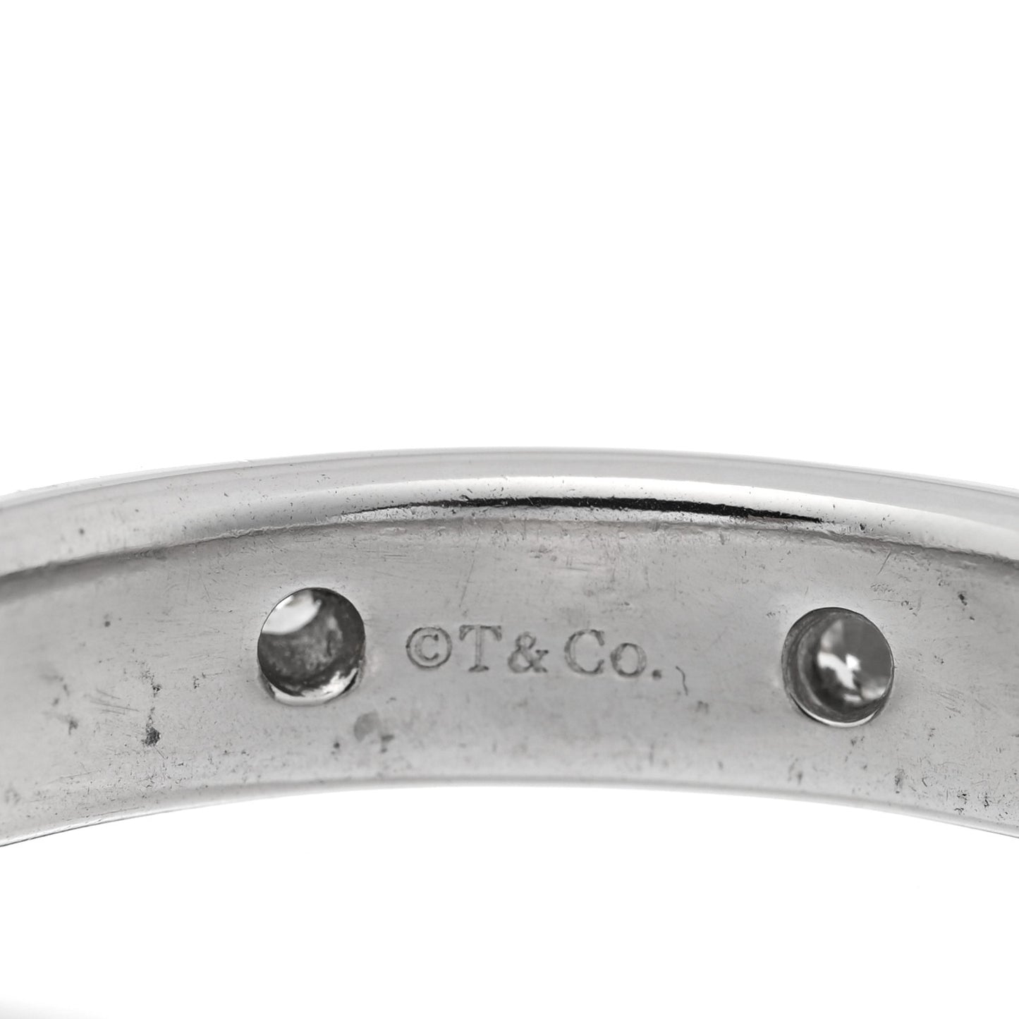 Platinum Diamond 4mm Etoile Band Ring 61 9.5