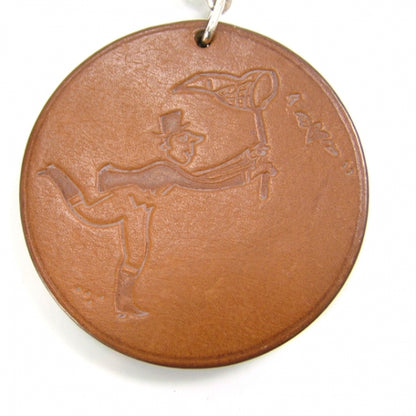 Hermes Barenia Heart Key Chain Brown 3 of 6