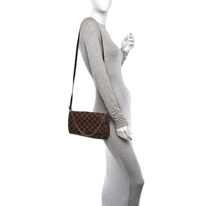 Louis Vuitton Damier Ebene Favorite MM 2 of 12