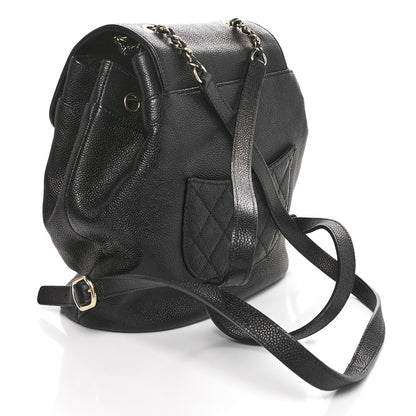 Chanel Caviar Quilted Backpack Black 3 of 10