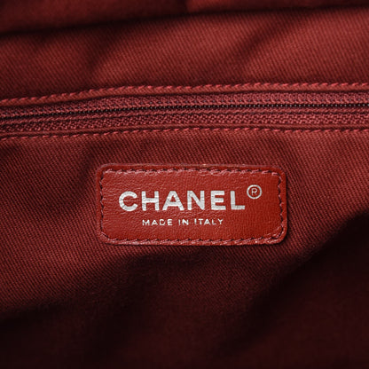 Chanel Aged Calfskin Quilted Large Cotton Club Tote Pearl 7 of 9