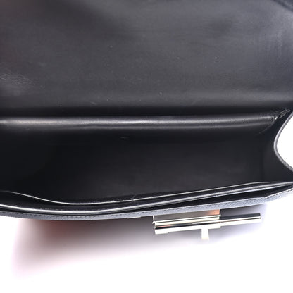 Hermes Epsom Verrou 21 Black Bleu Nuit 5 of 9