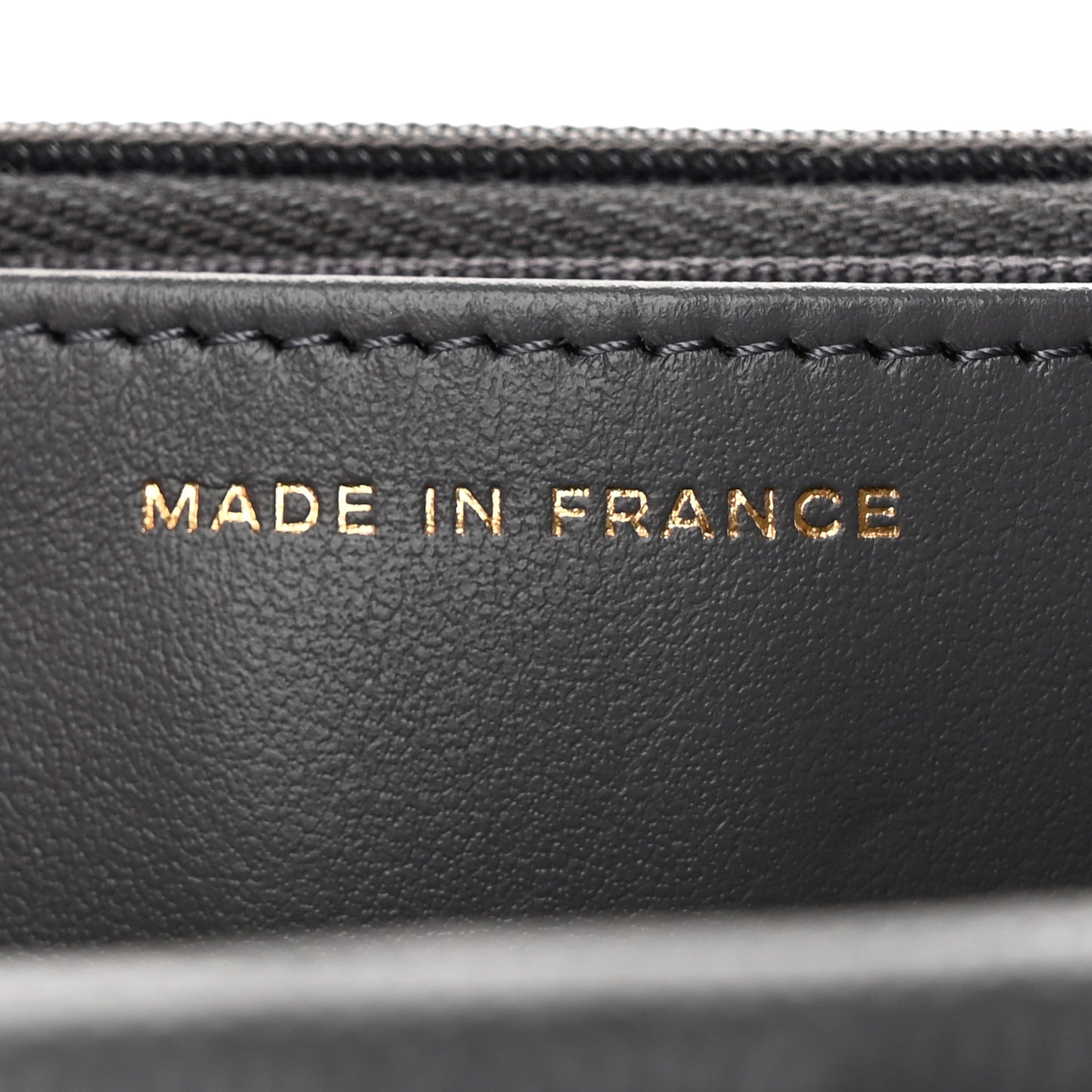 Caviar Quilted Wallet on Chain WOC Grey