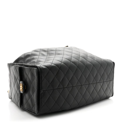 Chanel Caviar Quilted Large Chanel 25 Handbag Black 4 of 10