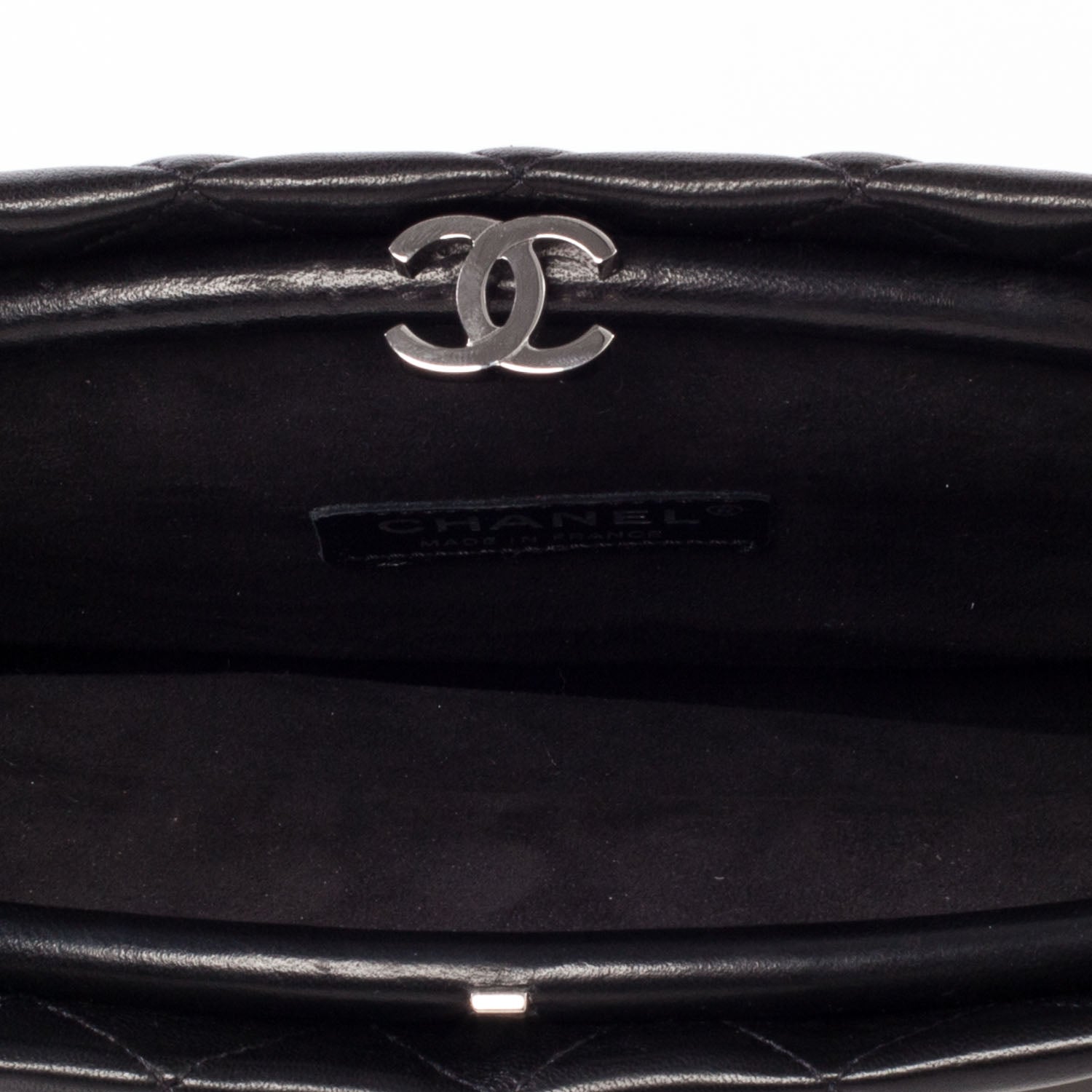 Chanel Lambskin Quilted Clutch Black 8 of 9