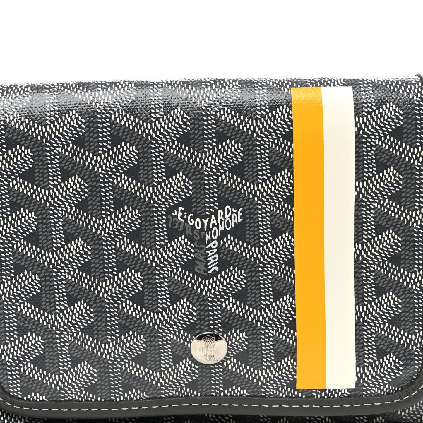 Goyardine Plumet Wallet Clutch Grey