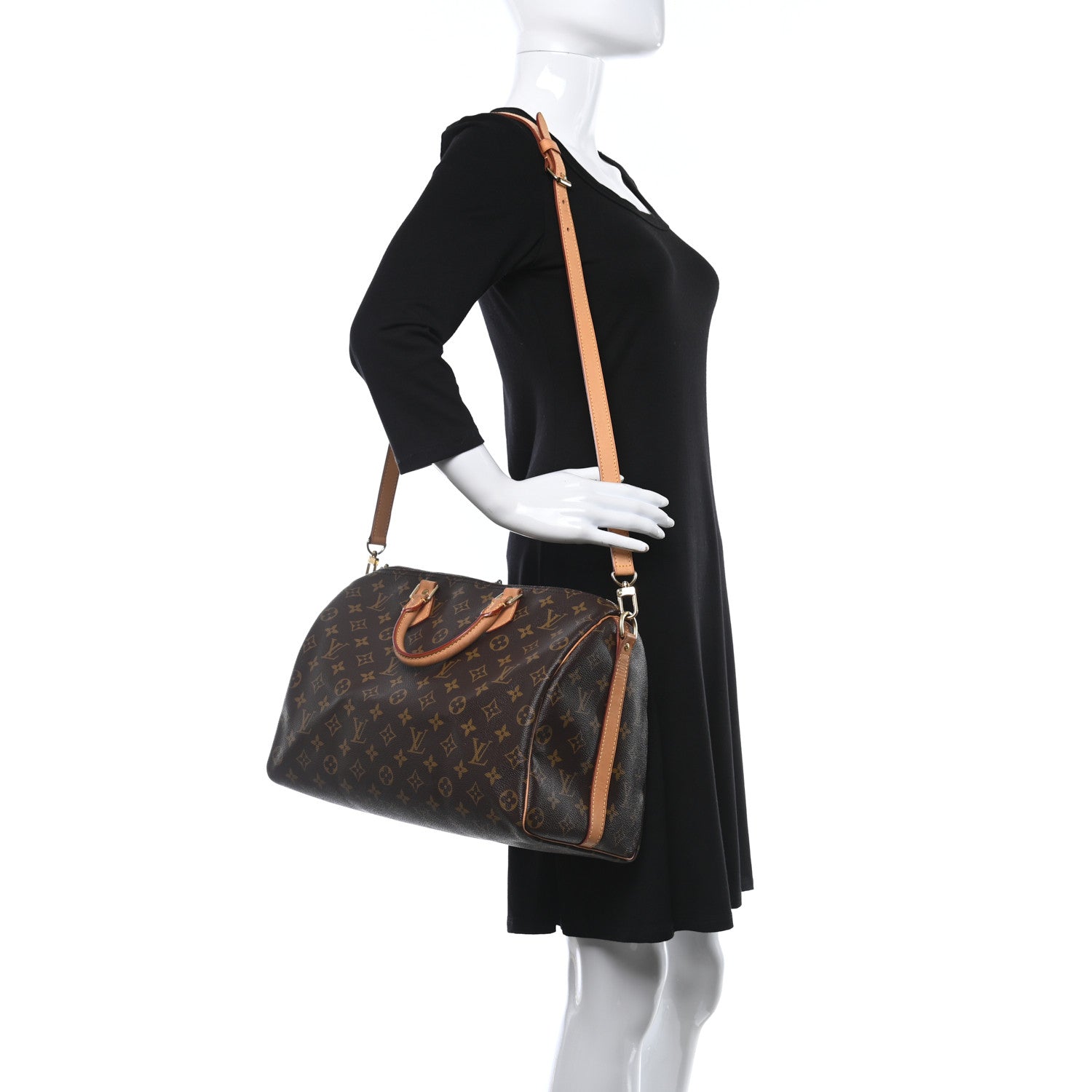 Louis Vuitton Monogram Speedy Bandouliere 35 4 of 25