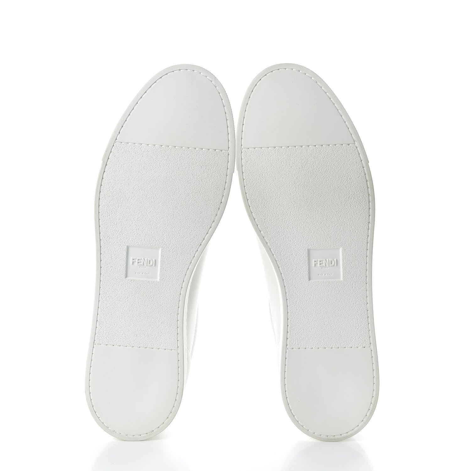 Fendi Calfskin Monster Micro Bag Bugs Mens Low Top Sneakers 12 White 5 of 9
