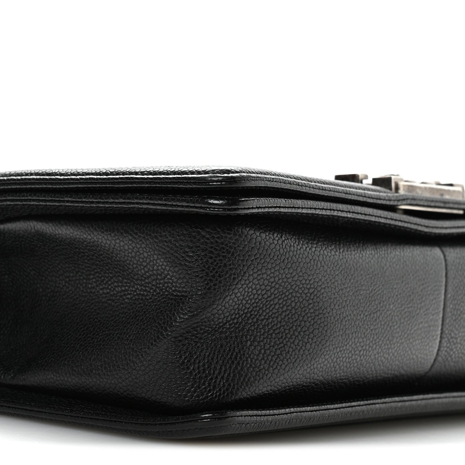 Chanel Caviar Quilted Medium Boy Flap Black 9 of 10