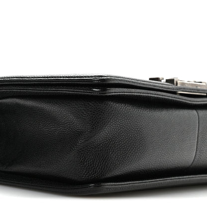 Chanel Caviar Quilted Medium Boy Flap Black 9 of 10