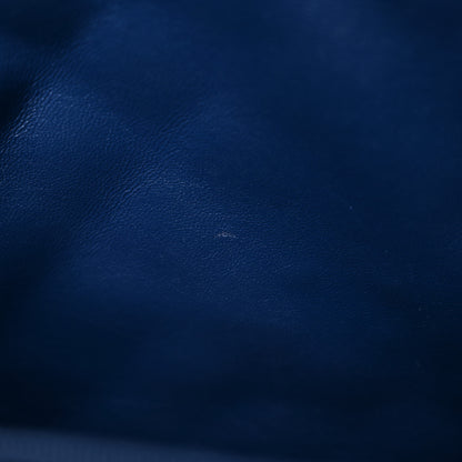 Chanel Lambskin Quilted Maxi Single Flap Dark Blue 10 of 15