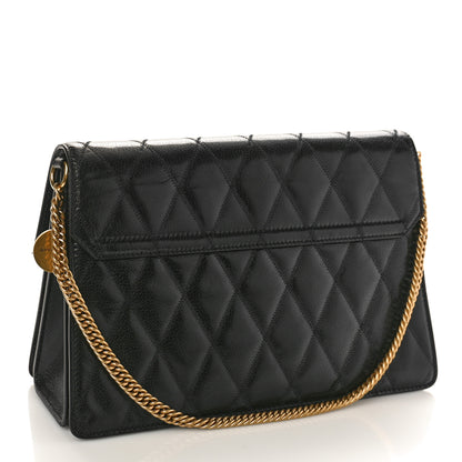Givenchy Goatskin Quilted Medium GV3 Shoulder Bag Black 3 of 8
