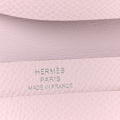 Hermes Epsom Bearn Card Holder Wallet Mauve Pale 6 of 8