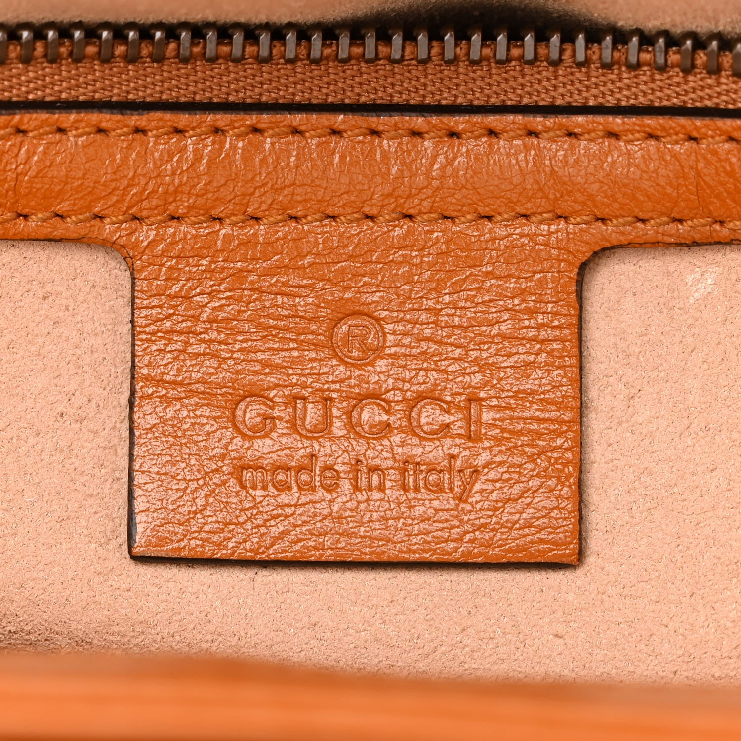 Gucci Azalea Calfskin Matelasse Heart Medium GG Marmont Slim Shoulder Bag Cognac 8 of 11
