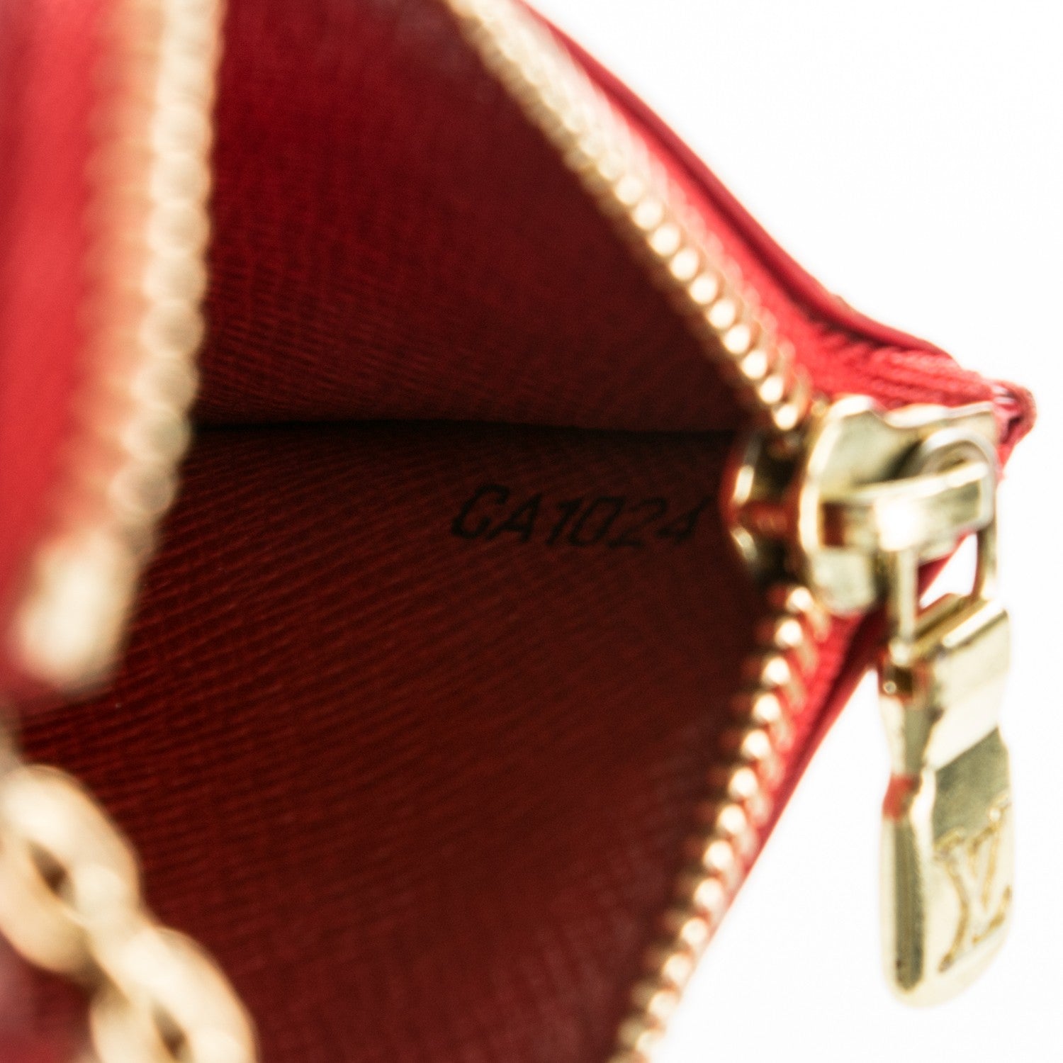 Louis Vuitton Epi Key Pouch Red 7 of 7