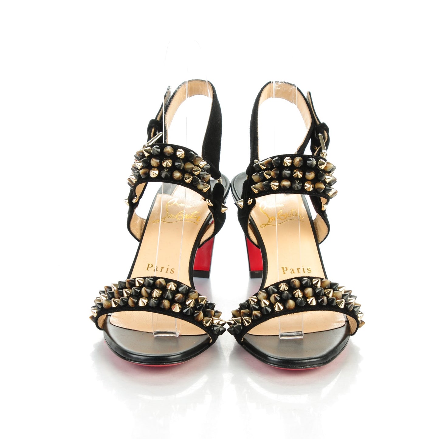 Suede Bikee Bike Sandals 35 Black