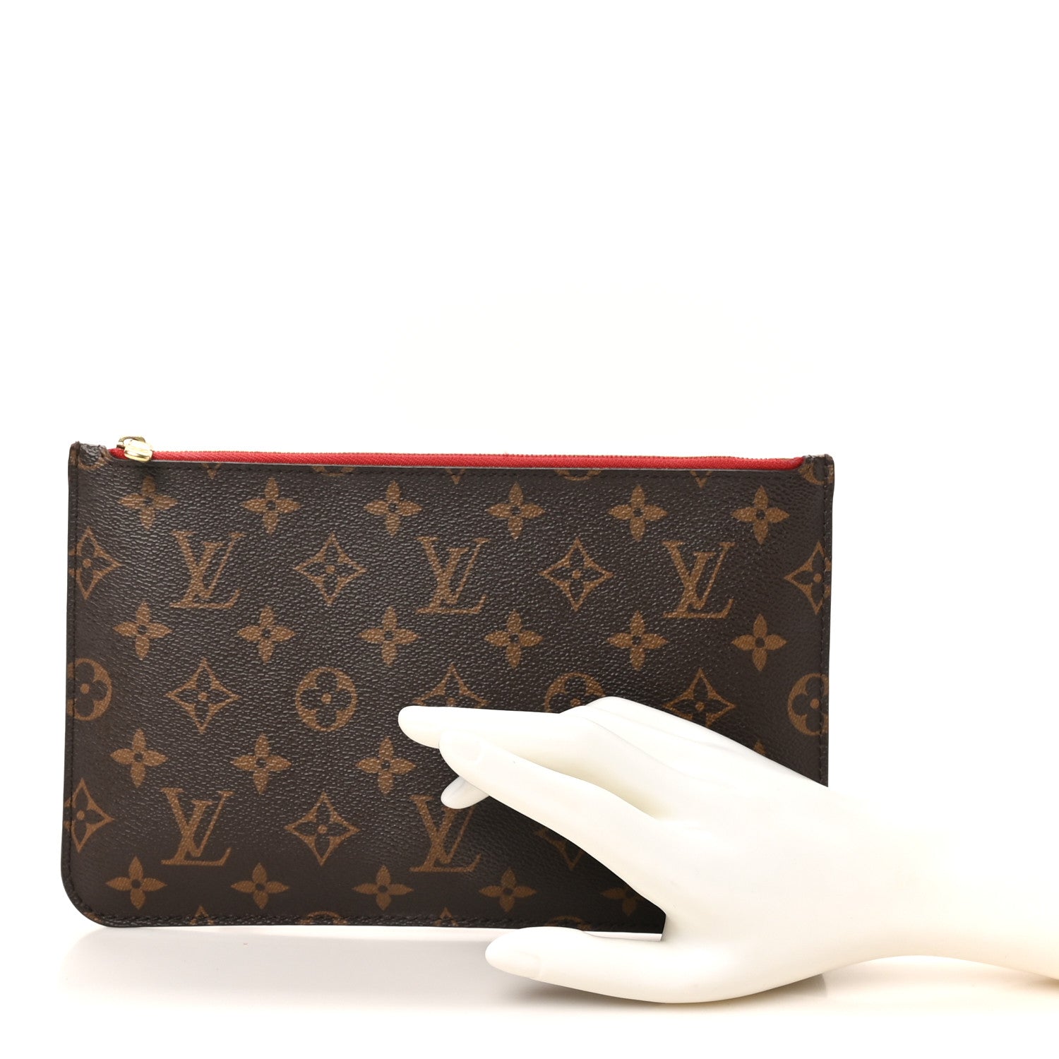 Louis Vuitton Monogram Neverfull MM GM Pochette Cherry 2 of 7