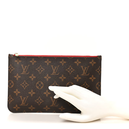 Louis Vuitton Monogram Neverfull MM GM Pochette Cherry 2 of 7