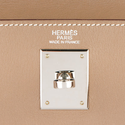 Hermes Swift Kelly Retourne 32 Etoupe 14 of 28
