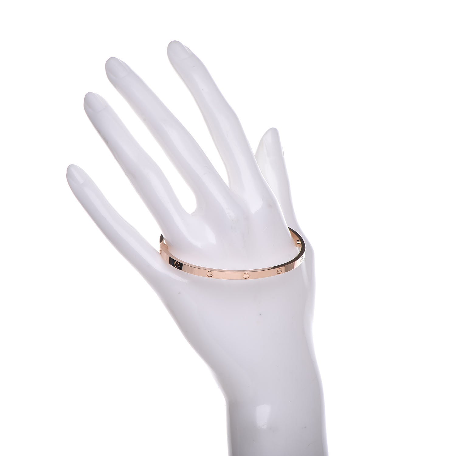 Cartier 18K Pink Gold Small LOVE Bracelet 18 2 of 9