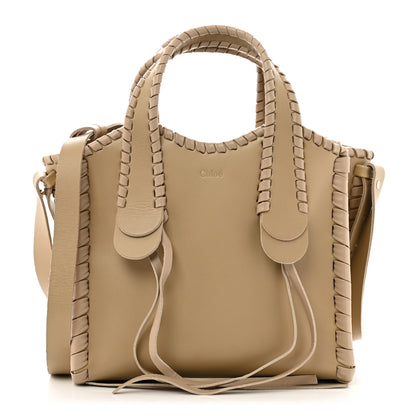 Chloe Calfskin Small Mony Tote Argil Brown 2 of 11