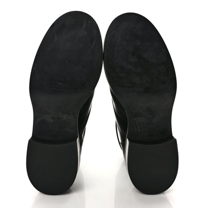 Louis Vuitton Calfskin Wonderland Ranger Boots 38.5 Black 5 of 10