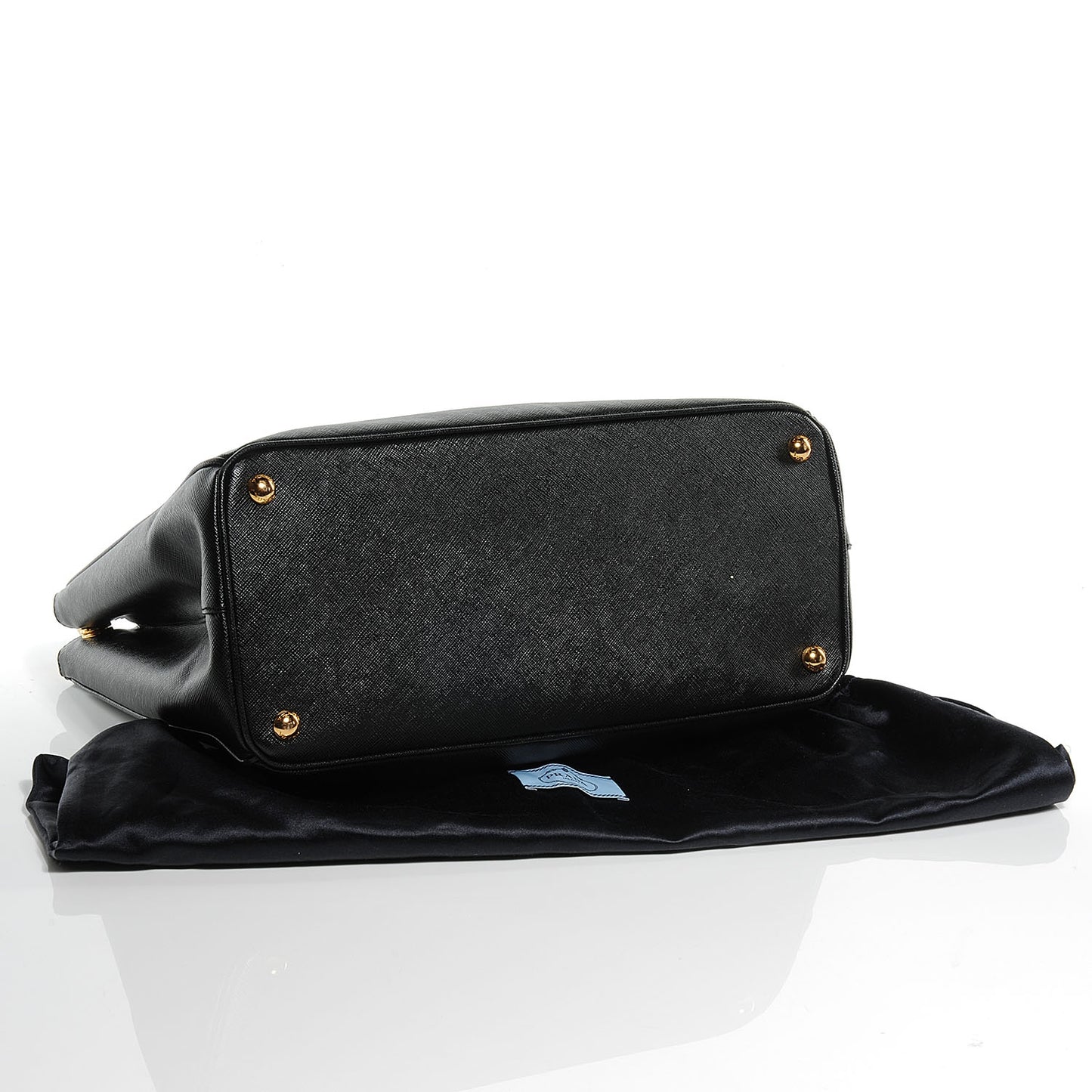 Saffiano Lux Medium Tote Nero Black
