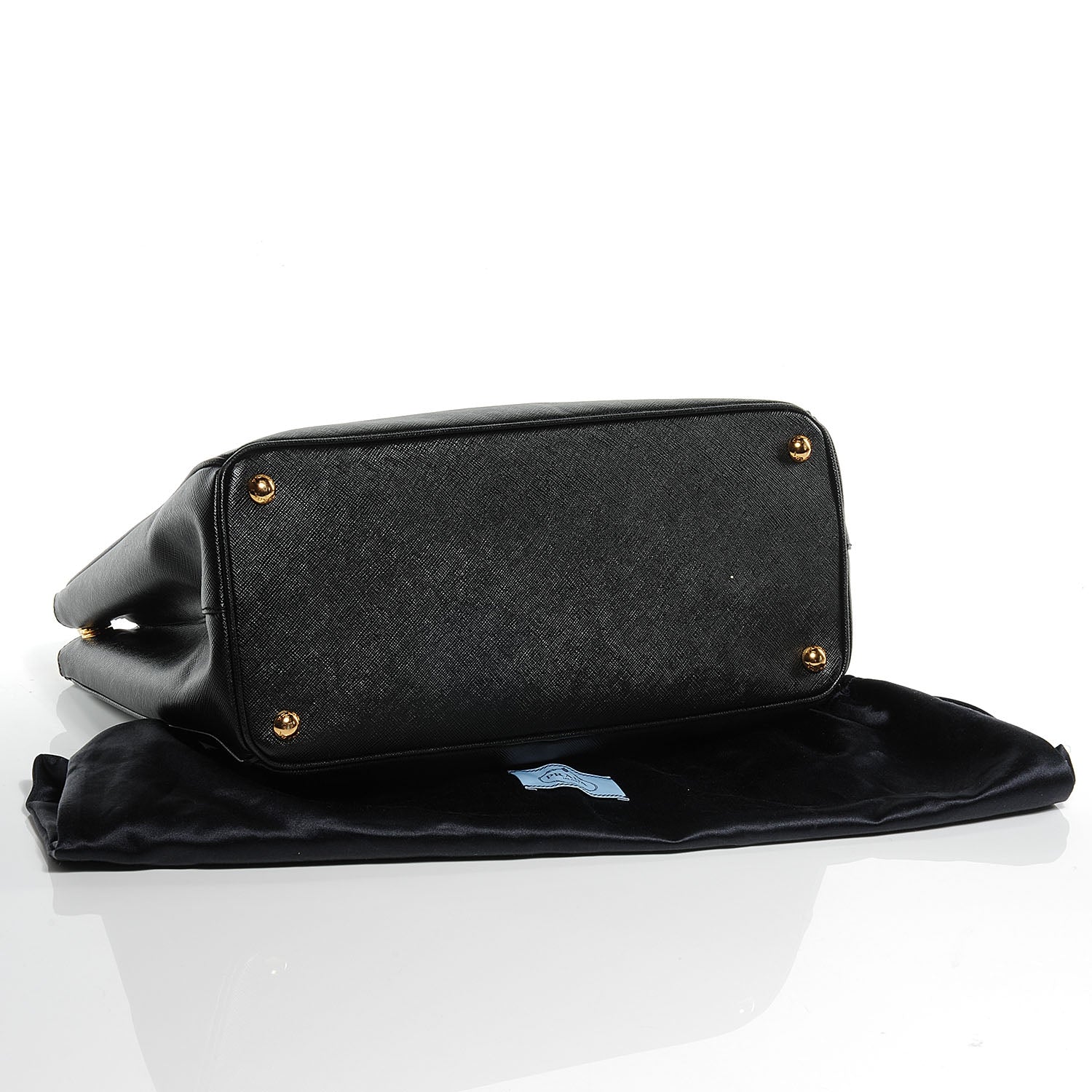 Prada Saffiano Lux Medium Tote Nero Black 4 of 9